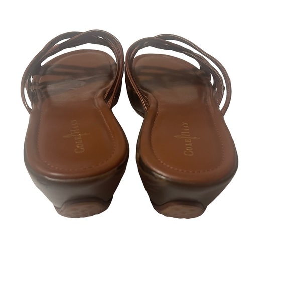 Cole Haan Wedge Open Toed Sandal size 10B - Picture 4 of 9